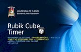 Rubik Cube Timer - Diapositivas presentacion Clases