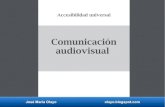 Comunicación audiovisual. accesibilidad universal.