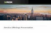 RDX Services Presentation
