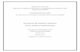 Tesis Alumno FUNIBER. Hugo Edgardo García - Enseñanza del Español a distancia: Teoría, diseño e implementación