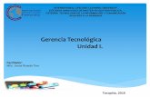 Gerencia Tecnologica- Unidad I