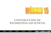 MÓDULO 15: CONSTRUCCIÓN PAVIMENTOS ASFALTICOS - FERNANDO SÁNCHEZ SABOGAL
