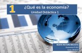 Economía 4ºESO - UD1. ¿Qué es la economía?