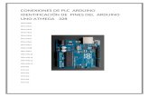 Conexiones de plc  arduino   identificación de  pines del  arduino uno atmega   328