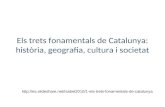 1 Els trets fonamentals de Catalunya