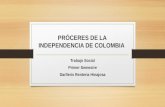 próceres de la independencia de colombia