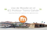 Uso de Moodle en el IES Profesor Tierno Galván