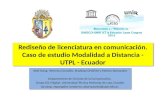 Rediseño de licenciatura en comunicación. Caso de estudio Modalidad a Distancia - UTPL - Ecuador