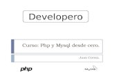 Curso Php y Mysql desde cero de Developero