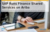 SAP corre Ariba para servicios compartidos de finanzas