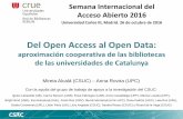 Del Open Access al Open Data: aproximación cooperativa de las bibliotecas de las universidades de Catalunya
