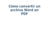 Cómo convertir un archivo word en pdf presentacióm