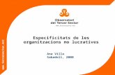 2008 04 Especificitats de les organitzacions no lucratives