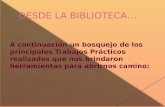 portfolio: trabajos realizados desde la BIBLIOTECA