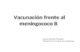 Vacunación meningo b