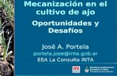 Mecanización en el Cultivo de Ajo. Oportunidades y Desafíos – Ing. Aldo Lopez (INTA La Consulta - Proyecto Ajo)