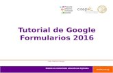 PVFD DMED Tutorial Google Formularios 2016