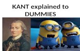 Kant for dummies