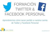 Formación Twitter & Facebook Personal | Julia Mata Bueso