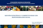 Gestión Estratégica y Competitividad con Responsabilidad Social