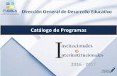 Catálogo de programas 2016 2017