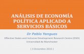 Análisis de Economía Política aplicado a Servicios Básicos