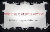 Régimen y sistema político 11