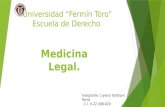 Medicina legal. temas,3, 4, 5 y 7
