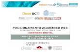 Posicionamiento académico web: estrategias para construir una identidad digital por Enrique Orduña (Universidad Politécnica de Valencia, España)