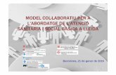 Model col·laboratiu per a l´abordatge de l´atenció sanitària i social bàsica a Lleida