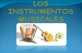 Presentación de los instrumentos musicales