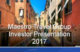 Maestro Investor Presentation Mk4 JAN2017pptx