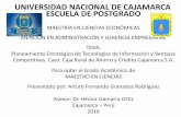 Diapositiva de Tesis de Maestria - Cajamarca