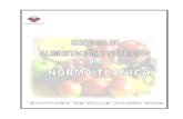 Norma técnica servicio de alimentación y nutrición  minsal 2005