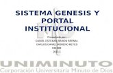 Sistema genesis y portal institucional
