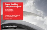 Sopra banking compliance españa, quality data assesment