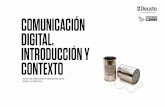 COMUNICACIÓN DIGITAL. INTRODUCCIÓN Y CONTEXTO