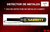 Seguridad de Instalaciones /Detector de metales