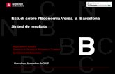 Estudi sobre l'economia verda a Barcelona