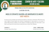 12. MIGUEL DE CERVANTES SAAVEDRA - 400 ANIVERSARIO DE SU MUERTE
