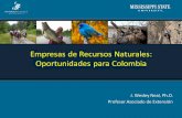 Empresas de Recursos Naturales: Oportunidades para Colombia - Wesley Neal