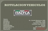 Rotulacion Vehiculos Italyca