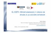 SPRI. CDTI. Oportunidades y líneas de ayuda a la acción exterior