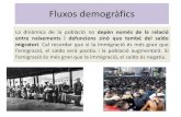 Les polítiques demogràfiques i fluxos migratoris a Catalunya i Espanya.
