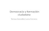 Democracia y formación ciudadana