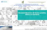 III Jornada Farmacoterapia 2016 DAO -Recomendaciones de buena práctica clínica en Geriatría - Javier Martínez Peromingo