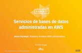 Servicios de bases de datos administradas en AWS