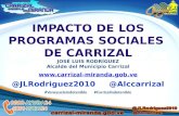 El impacto de los programas sociales de Carrizal.
