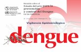 Reunión sobre el Estado del arte para la prevención y control del Dengue en las Américas