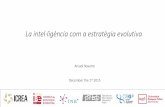 “La intel·ligència com a estratègia evolutiva” - Arcadi Navarro - Debats ICREA-CCCB.